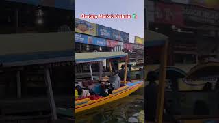 Dal Lake Floating Market 🛍️kashmir marketing daliyvlog shopping haul music travel trending [upl. by Zizaludba]