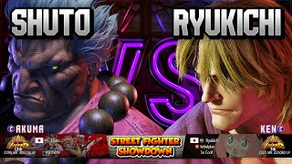 SF6  Shuto Akuma VS Ryukichi Ken  High level Gameplay [upl. by Trakas]