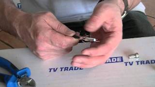 How to Strip a Coaxial Cable [upl. by Elum598]