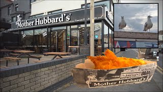 Mother Hubbards Chippy Blackpool Chased by Seagulls [upl. by Ettezyl401]