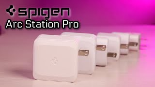 Spigen Arc Station Pro GAN ii Super Fast Charger for iPhone and Android 100w 70w 45w 40w 30w 27w [upl. by Eiderf]