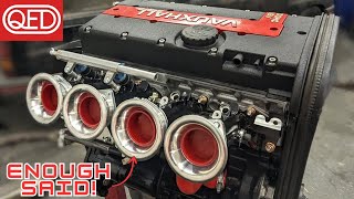 Building the ULTIMATE fast road Vauxhall Nova engine Forged Cammed ITB C20XE [upl. by Daub]