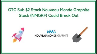 OTC Sub 2 Stock Nouveau Monde Graphite Stock NMGRF Could Break Out [upl. by Anotyal817]