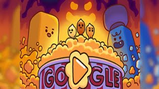 Google Doodles Popcorn Game Why Everyones Playing [upl. by Keelia]