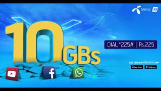 Telenor 4G Weekly Ultra Plus  10GBs in Rs 225 [upl. by Inatirb]