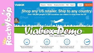 How to get US products shipped to the UK Viabox demo [upl. by Erika]