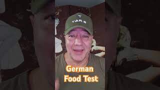 Deutsches Essen Gut German Food Test starting [upl. by Galliett]