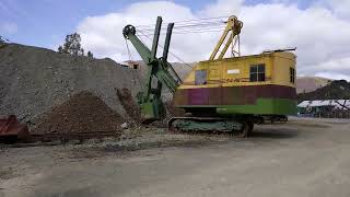 54 RB Face shovel Ruston Bucyrus Excavator Threlkeld Quarry Cumbria Sept 2022 [upl. by Ynobe]