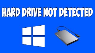 How To Fix External Hard Drive not showing up or detected in Windows 10 [upl. by Nodyarg]