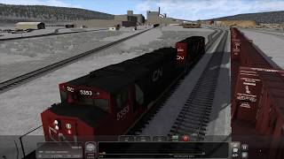 Train Simulator 2018  EMD SD402W  CN Daishowa Sub Southbound GWD369  4K UHD [upl. by Sirrah611]