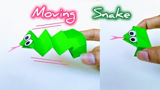 How to make Paper SNAKE  Moving Paper Toys  Origami Fidget Toys  Easy Craft  DIY Paper Toys [upl. by Deyas]