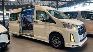 NEW TOYOTA HIACE VIP 10seats 2023 White carreview [upl. by Leverett]