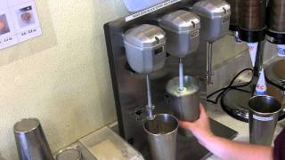 How to make large amp small shakes amp malts [upl. by Atiragram]