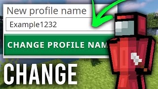 How To Change Username On Minecraft Easy Guide  Change Your Minecraft Name [upl. by Jarlen483]