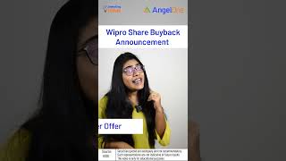 Wipro Share Latest News Buyback Announcement🔥 [upl. by Ruttger]