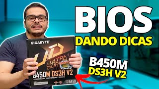 NAVEGANDO PELA BIOS DA B450M DS3H V2 DA GIGABYTE E DANDO DICAS  SERÃ QUE TEM DIFERENÃ‡A PRA GAMING [upl. by Fortuna]