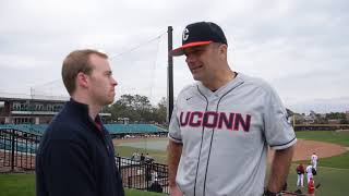 UConn Baseball HC Jim Penders Northeastern March 1 2019 [upl. by Silma112]