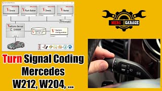 Turn Signal Coding Mercedes using Vediamo [upl. by Akkimat]