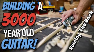 How To Build an Acoustic Guitar Episode 16 Voicing the Back Braces [upl. by Searcy]