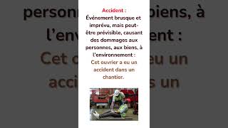 Short quotComprendre la distinction dAccident et Incidentquot [upl. by Damicke295]