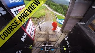 Downhill World Cup Leogang 2016 Course Preview  Fabio Wibmer [upl. by Mchail]