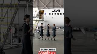 flight attendant flight attendant Jeju plane Japan air plane Super air jet plane [upl. by Suidualc]