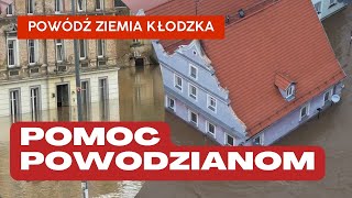 Informacje o pomocy powodzianom  powódź ziemia kłodzka Kłodzko Lądek Zdrój Stronie Śląskie [upl. by Norrat348]