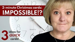 2minute Christmas cards  is it even possible [upl. by Avert]