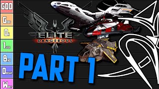 Elite Dangerous ship TIER LIST part 1 [upl. by Htezzil]