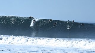 The Point Newport Beach 56th street 18th st Hurrican Marie aug 27 2014 [upl. by Meyers]