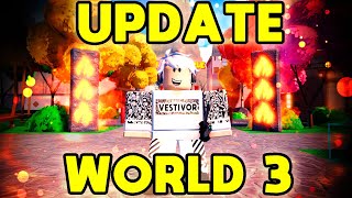 BIG UPDATE  AKHIRNYA ADA WORLD 3 DI ALL STAR TOWER DEFENSE  GAME ROBLOX INDONESIA [upl. by Airtina]