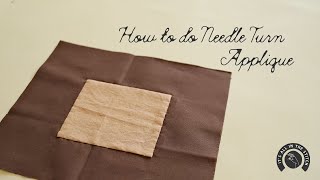 How to Do Needle Turn Appliqué [upl. by Adnarem]