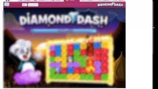 تهكير لعبة دايمن داش وايقاف الوقت Diamond Dash on Facebook [upl. by Aihsek]