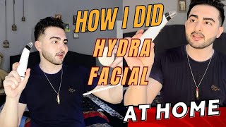 how to do hydra facial at Home  mini hydra facial amp deep cleanse [upl. by Murielle]