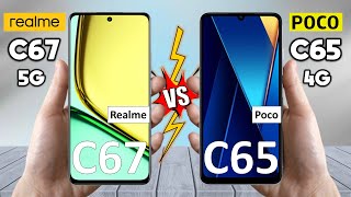 Realme C67 Vs Poco C65  Full Comparison 🔥 Techvs [upl. by Kared863]