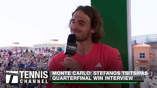 Stefanos Tsitsipas Discusses Impact of Spirituality  Monte Carlo Quarterfinal [upl. by Nayk]