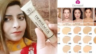 Dermacol foundation Shade 210 Review [upl. by Evilo19]