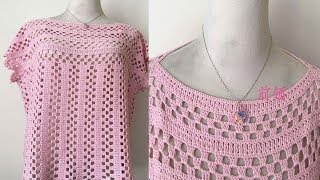 Blusas Tejidas a Crochet para verano para damas [upl. by Ayana]