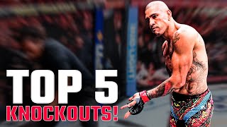 ALEX PEREIRA and the TOP 5 SCARIEST LFA KNOCKOUTS  LFA Fights [upl. by Enilasor686]