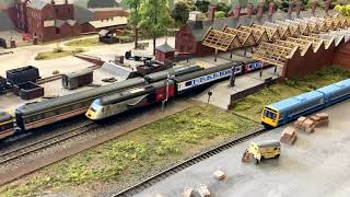 Melton Mowbray North at the Ashford Festival of Railway Modelling 6th and 7th April 2024 [upl. by Fabron537]