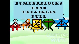 Numberblocks Band Triangles 1150 Full Band Hidden Word [upl. by Pinebrook467]