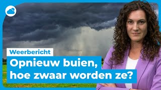 Weerbericht opnieuw buien ook weer onweer 🌩 [upl. by Joletta240]