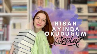 NISAN AYINDA OKUDUĞUM KİTAPLAR  16 [upl. by Adar]