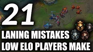 21 Laning Mistakes Most Low Elo Players Make  How To Improve Your Laning S10  League of Legends [upl. by Heloise]