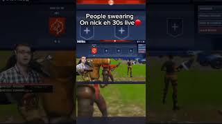 People swearing on nick eh 30 lives🔴 fortnitebattleroyale nickeh30 fortnite [upl. by Radack]