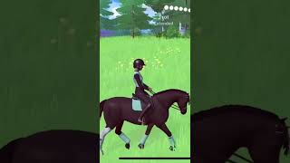 Riding my new horse trot edit horse [upl. by Ondine]