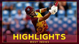 Flying Start With The Bat  Highlights  West Indies v England  5th T20I [upl. by Enileqcaj]