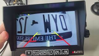 AMTIFO A7 RV Wireless Rear View Camera System Operation Video [upl. by Pippy290]