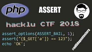 assert vs eval  Baby PHP Hacklu CTF [upl. by Oruam]