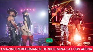 AMAZING PERFORMANCE OF NICKIMINAJ AT UBS ARENAMANY ARTISTS INVITED  TYGA  50 CENT  BIA [upl. by Nodnelg]